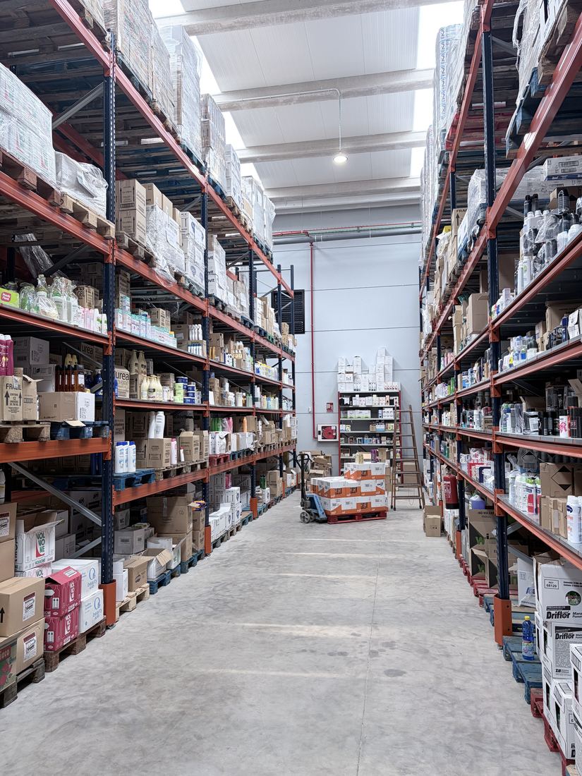 Almacén de productos de higiene