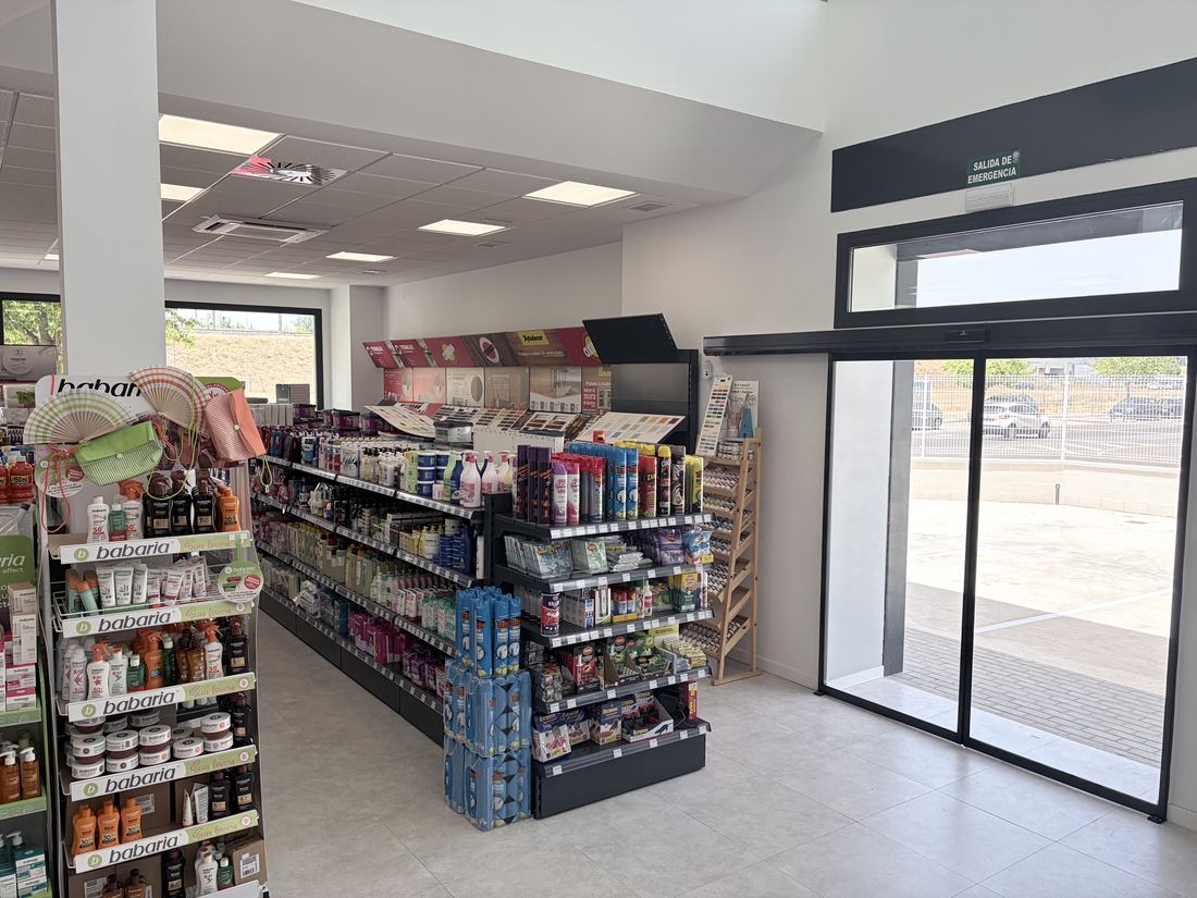 Zona de productos comerciales